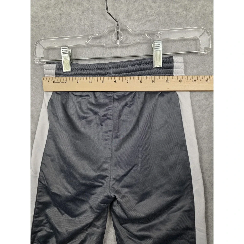 Jordan Pants‎ Boys Medium Gray White Track Athletic Joggers 10-12 Yrs Polyester - Picture 5 of 9